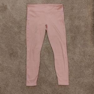 Fabletics Pale Pink 7/8 Powerhold Legging, Large